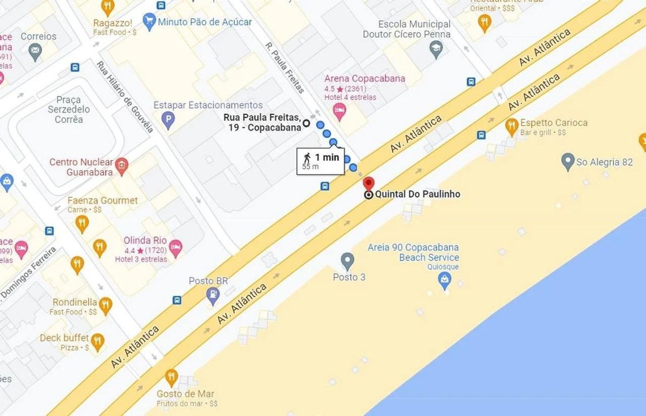 Pf21 - Apto A 1 Minuto Da De Copacabana * Rio de Janeiro